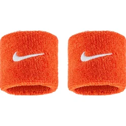 Nike Swoosh Classic Polsbanden 2-Pack Oranje Wit