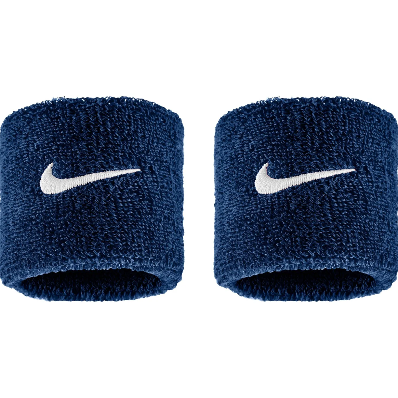 Nike Swoosh Classic Polsbanden 2-Pack Donkerblauw Wit