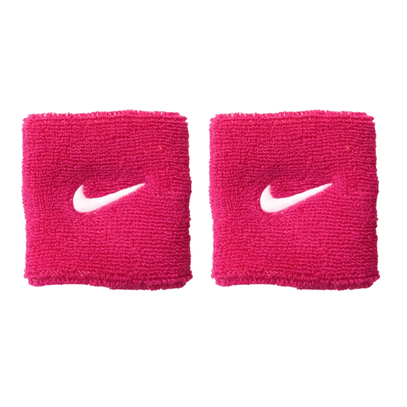 Nike Swoosh Classic Polsbanden 2-Pack Felroze Wit