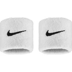 Nike Swoosh Classic Polsbanden 2-Pack Wit Zwart