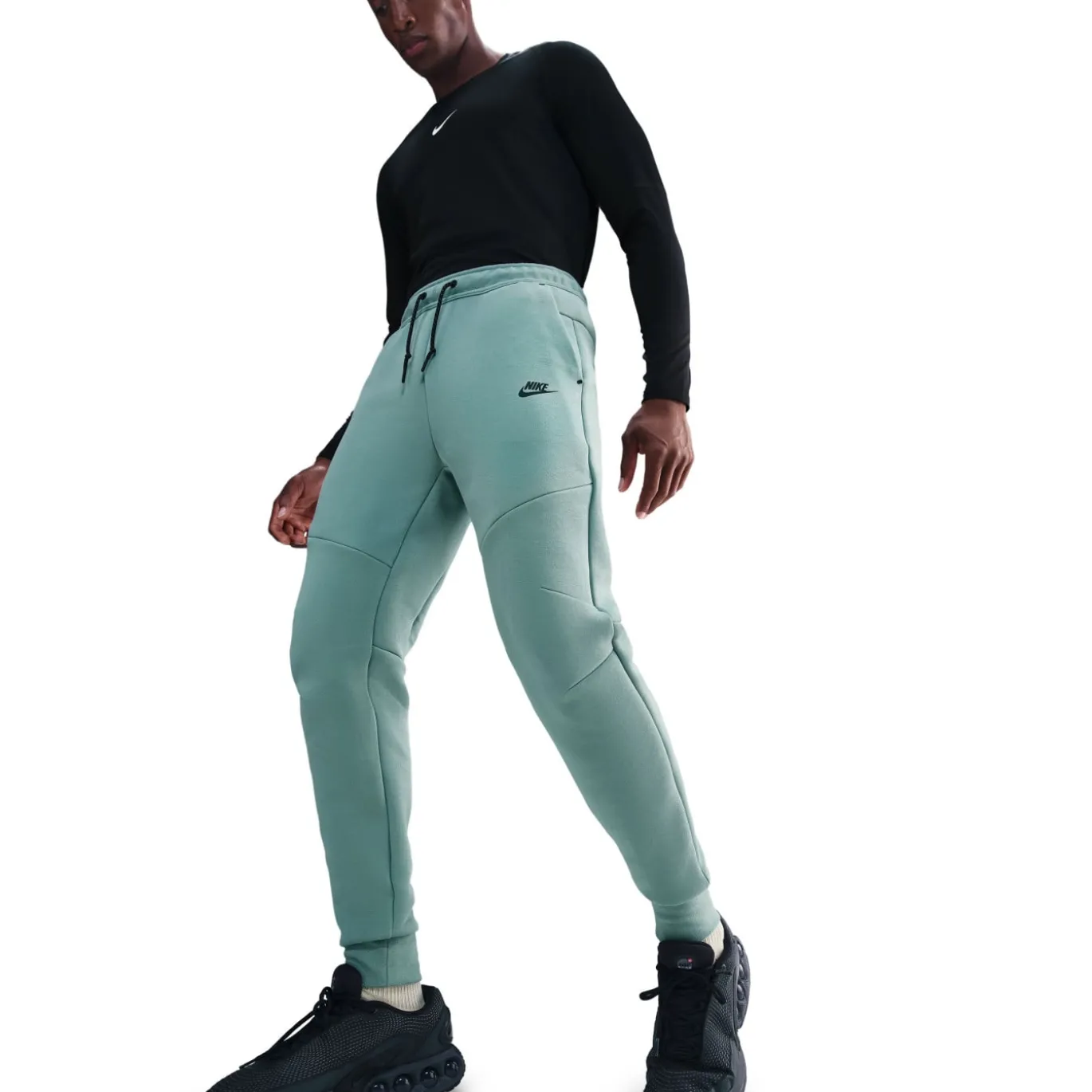 Nike Tech Fleece Sportswear Joggingbroek Turquoise Zwart
