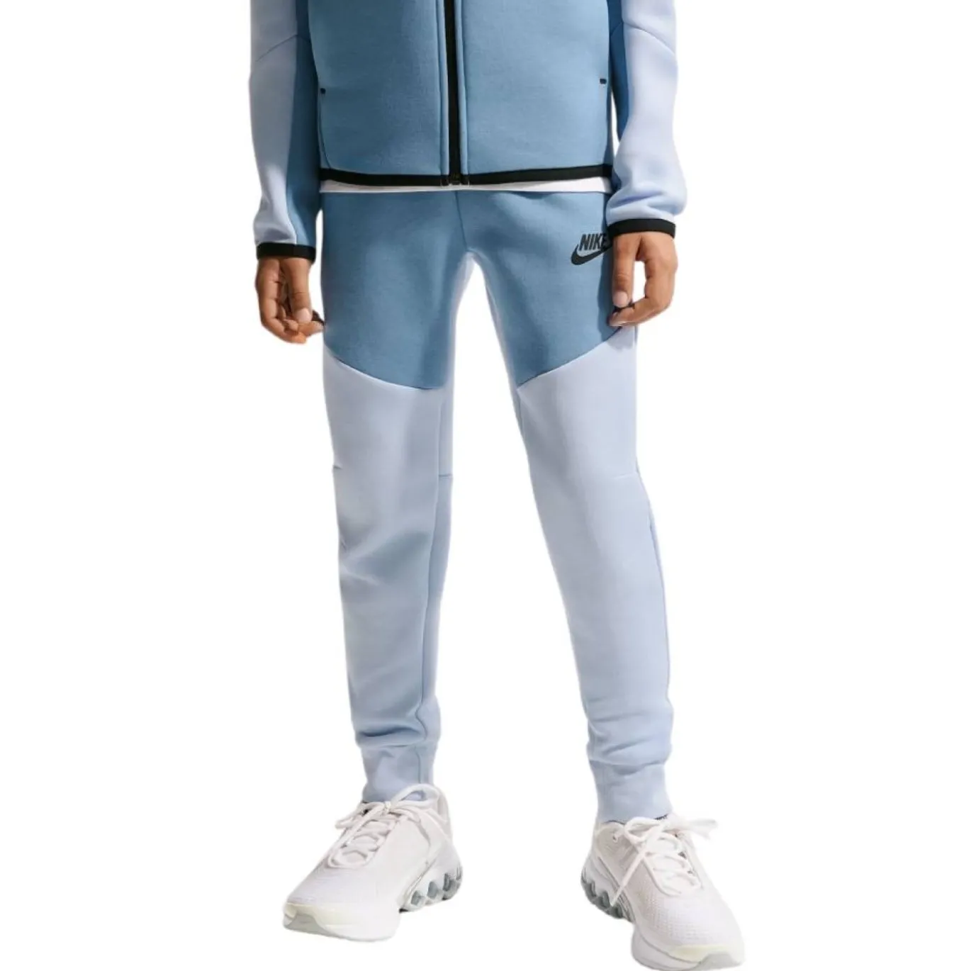 Nike Tech Fleece Sportswear Joggingbroek Kids Lichtblauw Blauw Zwart
