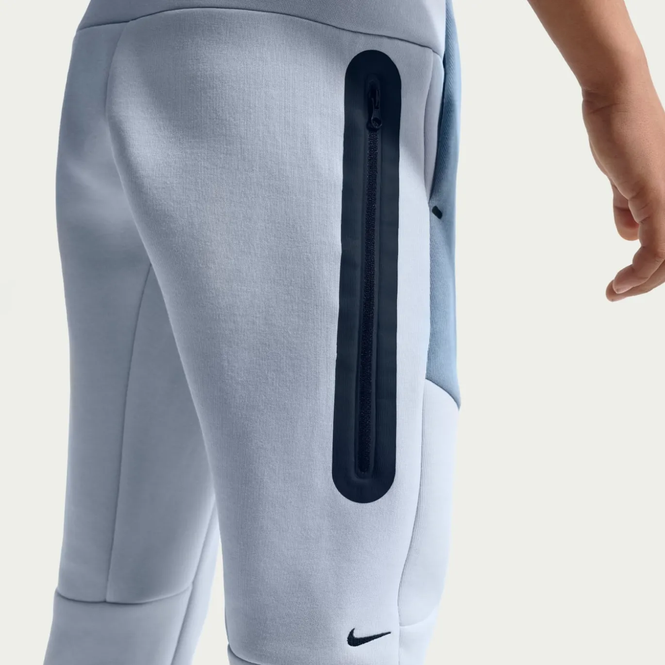 Nike Tech Fleece Sportswear Joggingbroek Kids Lichtblauw Blauw Zwart