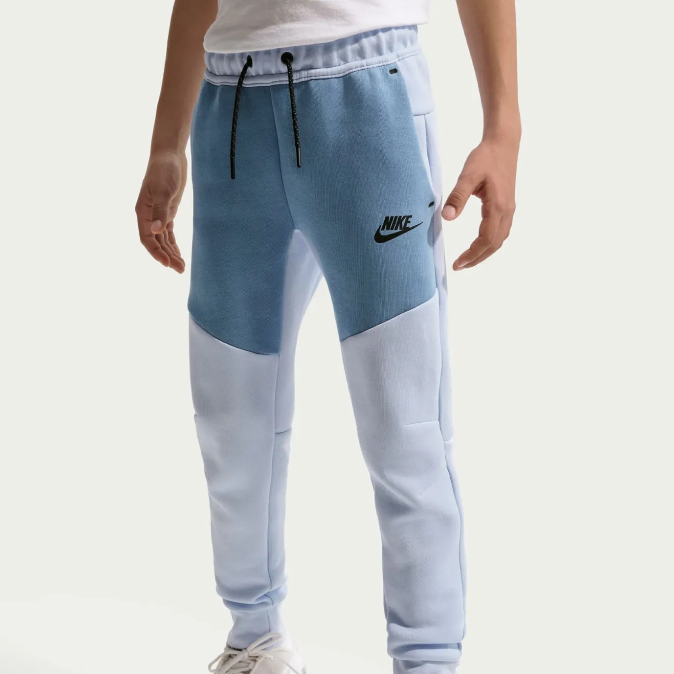 Nike Tech Fleece Sportswear Joggingbroek Kids Lichtblauw Blauw Zwart