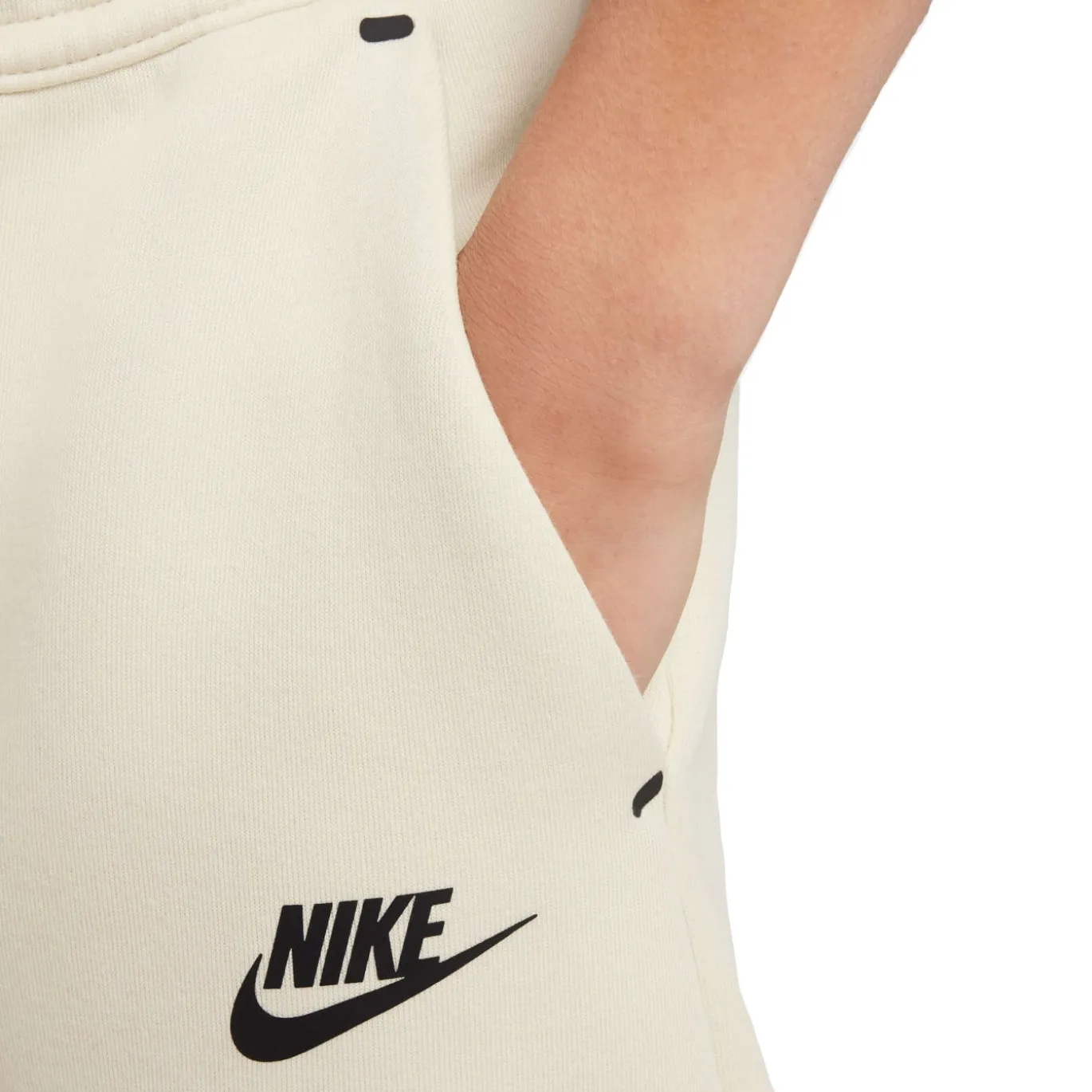 Nike Tech Fleece Sportswear Joggingbroek Kids Gebroken Wit Zwart