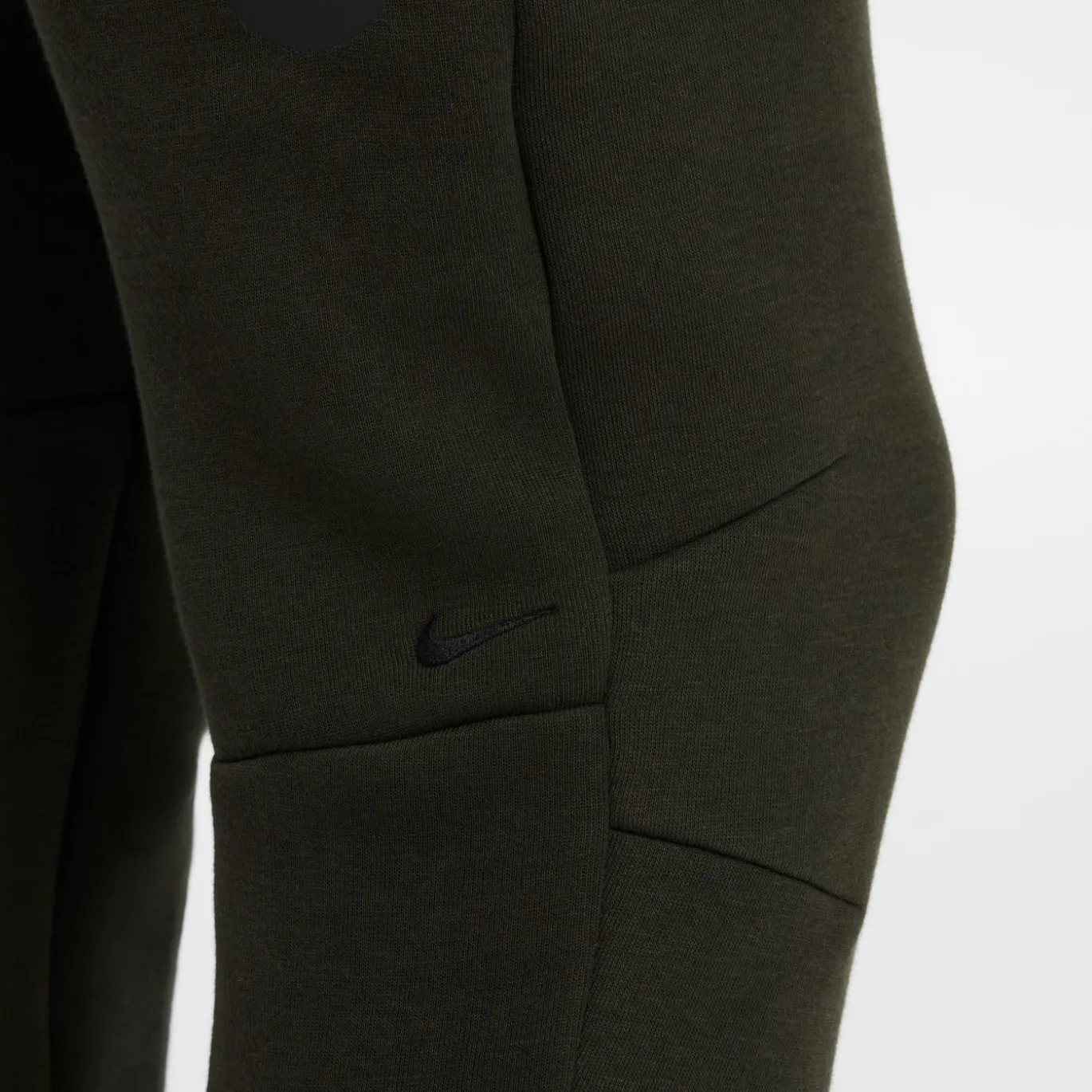 Nike Tech Fleece Sportswear Joggingbroek Kids Donkergroen Zwart