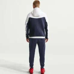 Nike Tech Fleece Sportswear Joggingbroek Donkerblauw Felrood