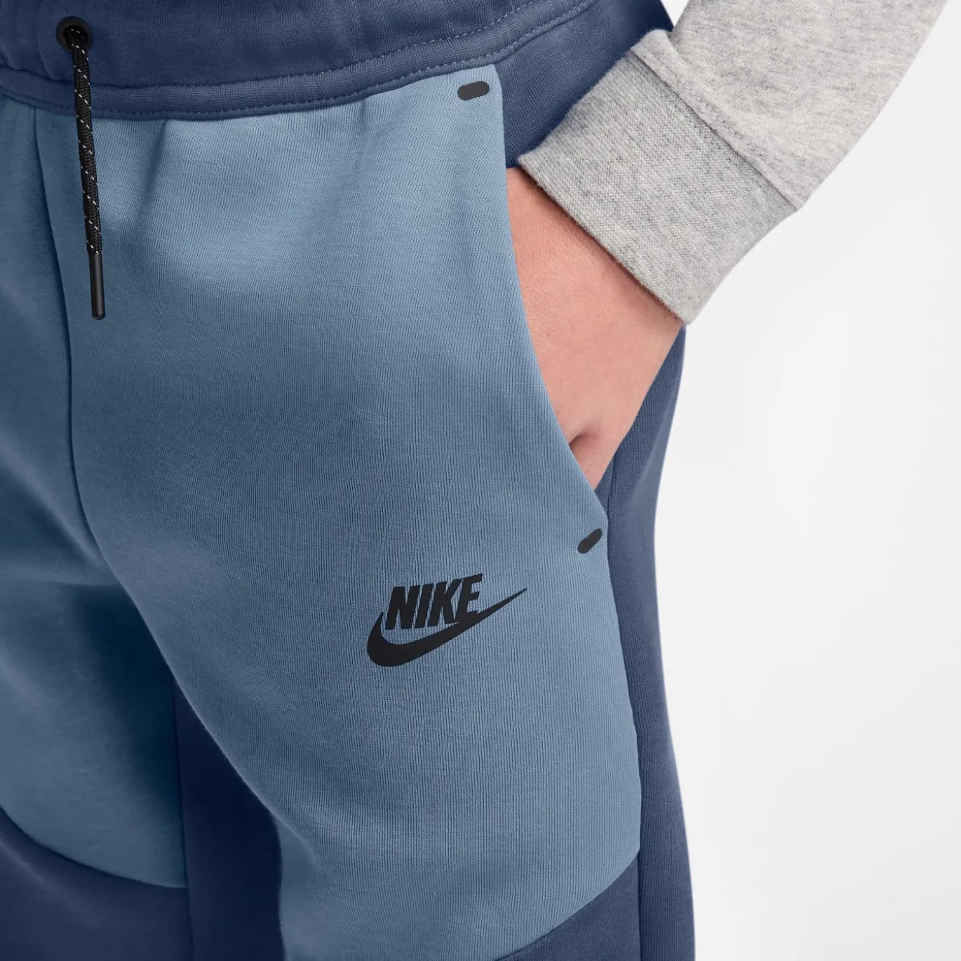 Nike Tech Fleece Sportswear Joggingbroek Kids Donkerblauw Blauw Zwart