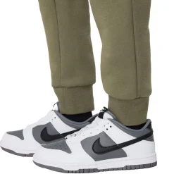 Nike Tech Fleece Sportswear Joggingbroek Kids Olijfgroen Grijs Zwart