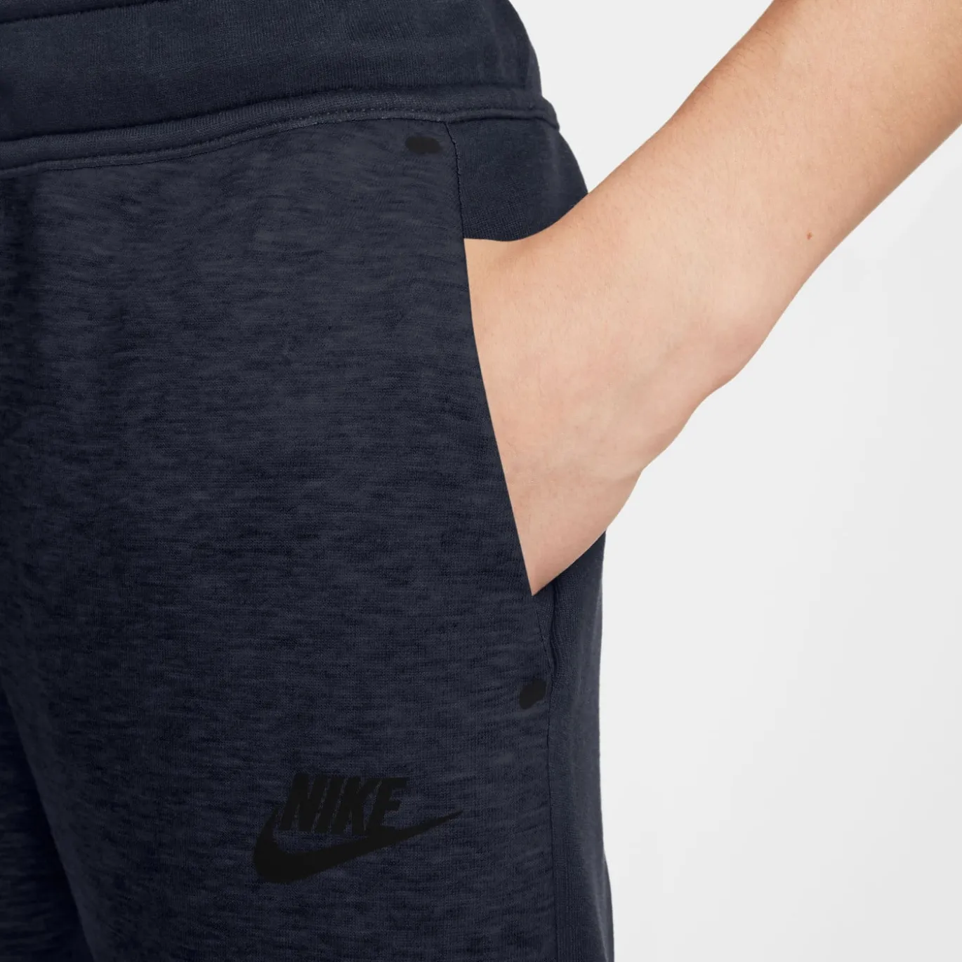 Nike Tech Fleece Sportswear Joggingbroek Kids Donkerblauw Zwart