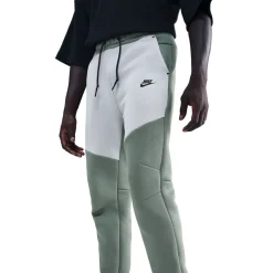 Nike Tech Fleece Sportswear Joggingbroek Donkergroen Beige