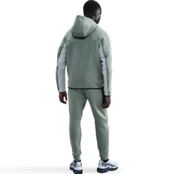 Nike Tech Fleece Sportswear Joggingbroek Donkergroen Beige