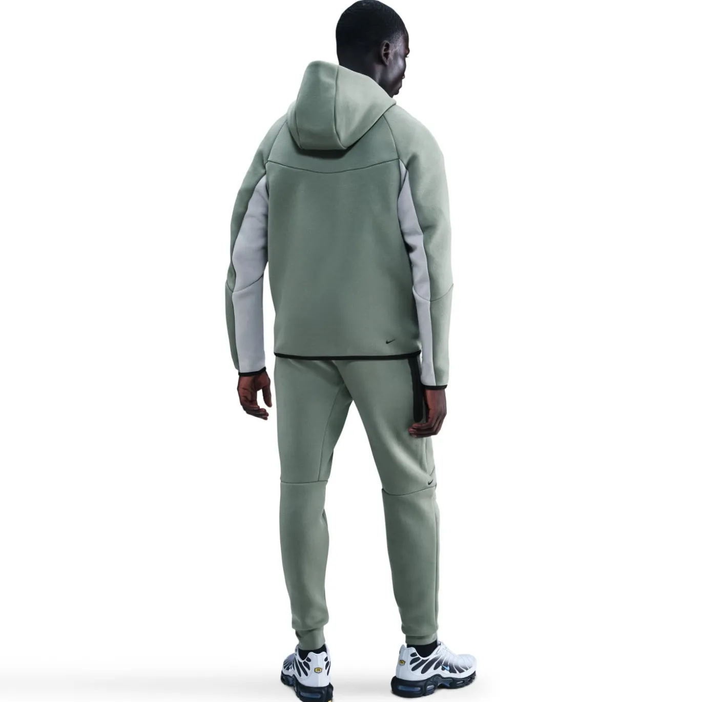 Nike Tech Fleece Sportswear Joggingbroek Donkergroen Beige