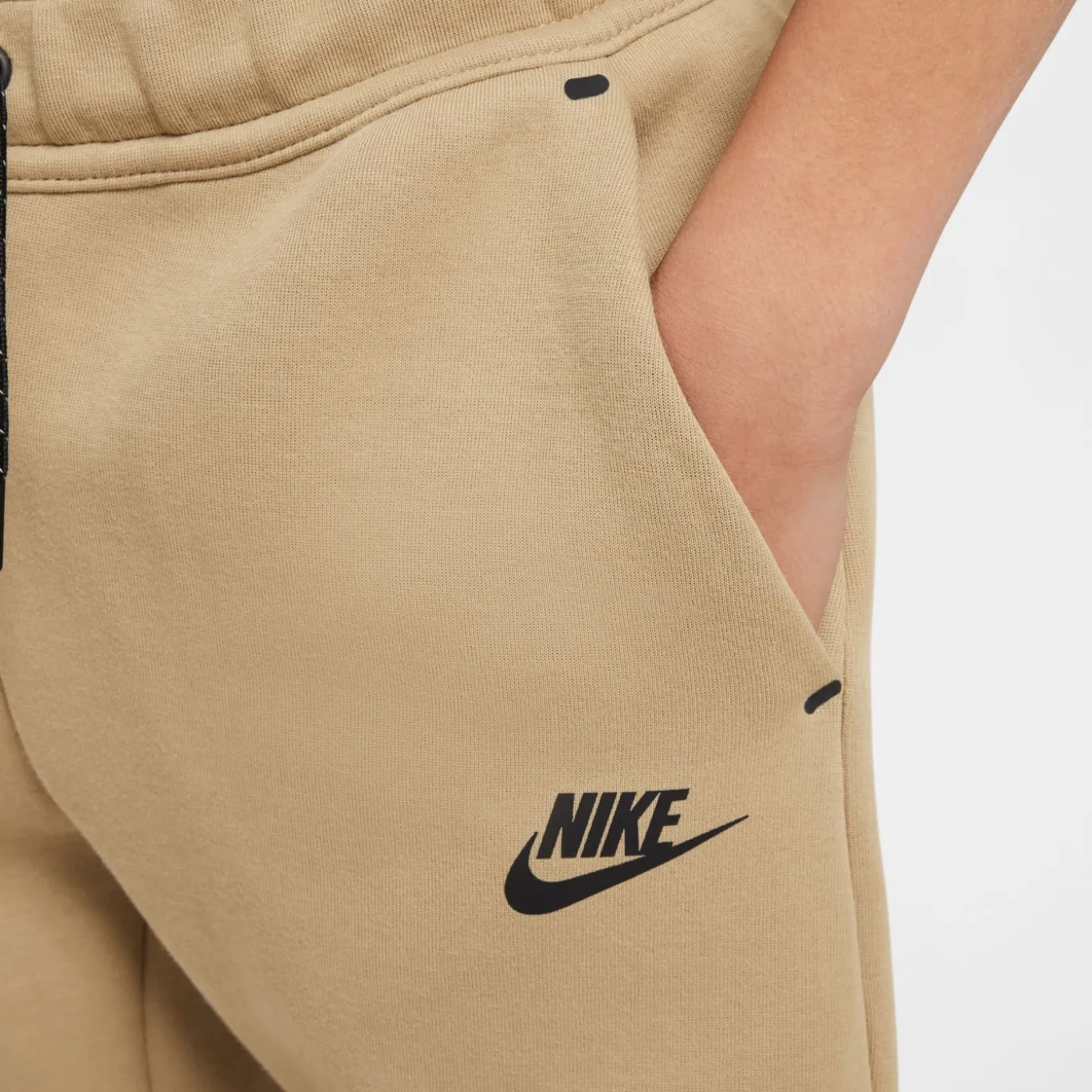 Nike Tech Fleece Sportswear Joggingbroek Kids Zandbruin Zwart