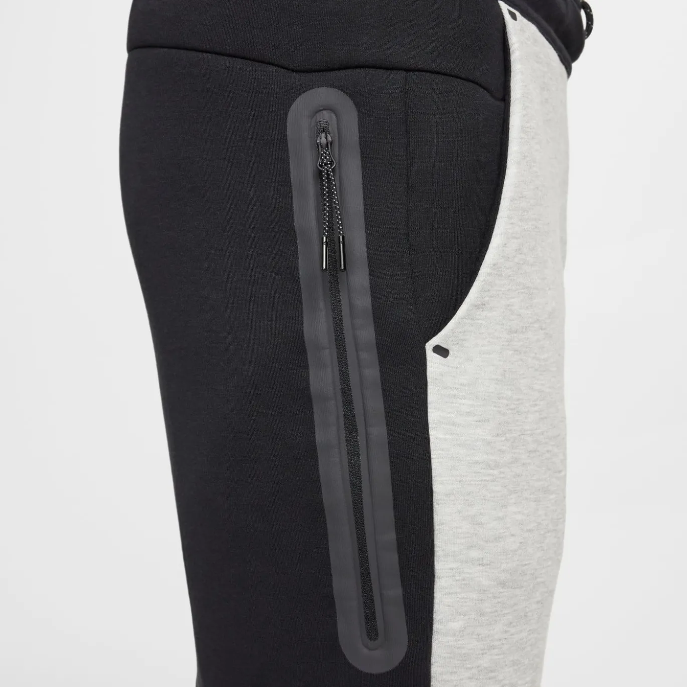 Nike Tech Fleece Sportswear Joggingbroek Zwart Lichtgrijs