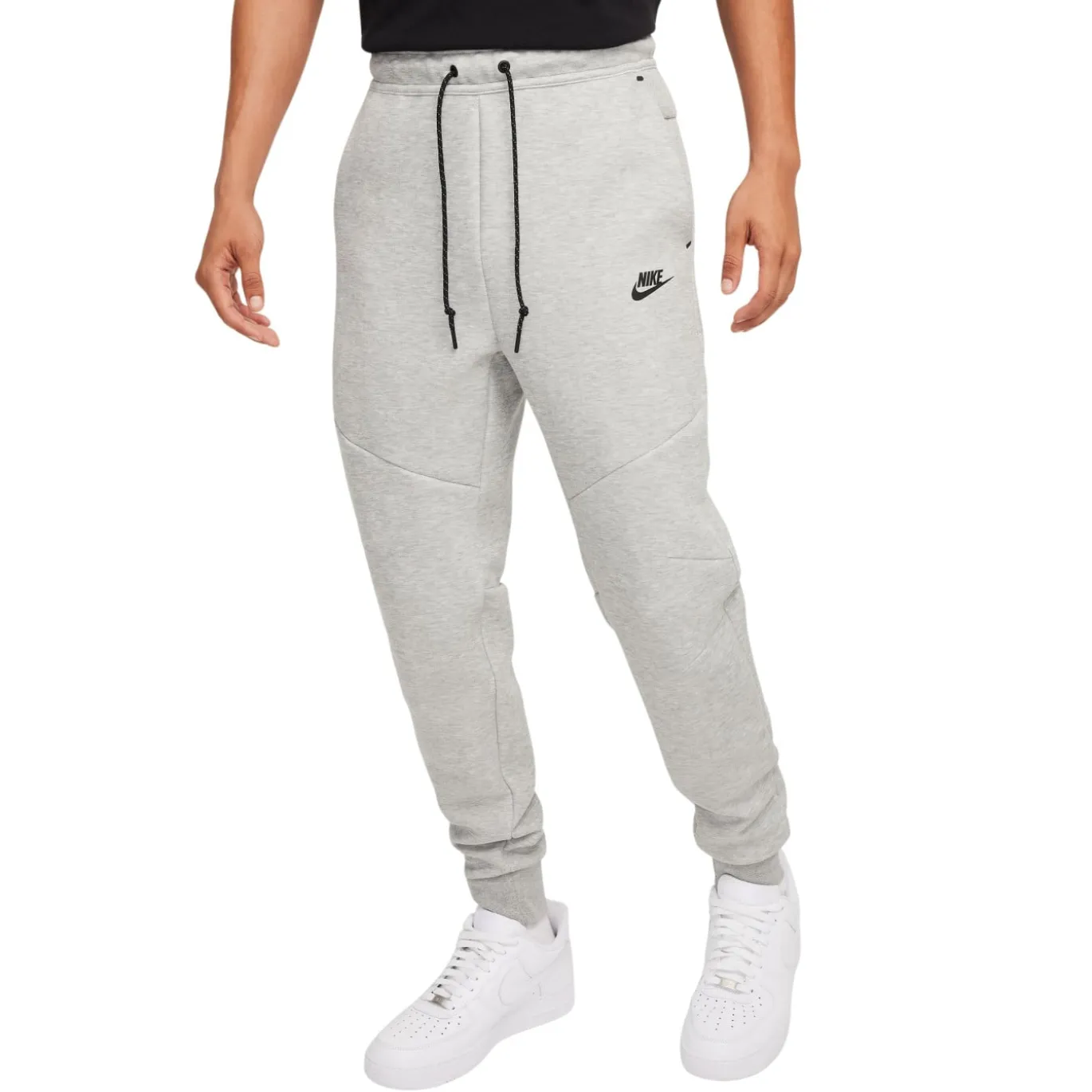 Nike Tech Fleece Sportswear Joggingbroek Lichtgrijs Zwart