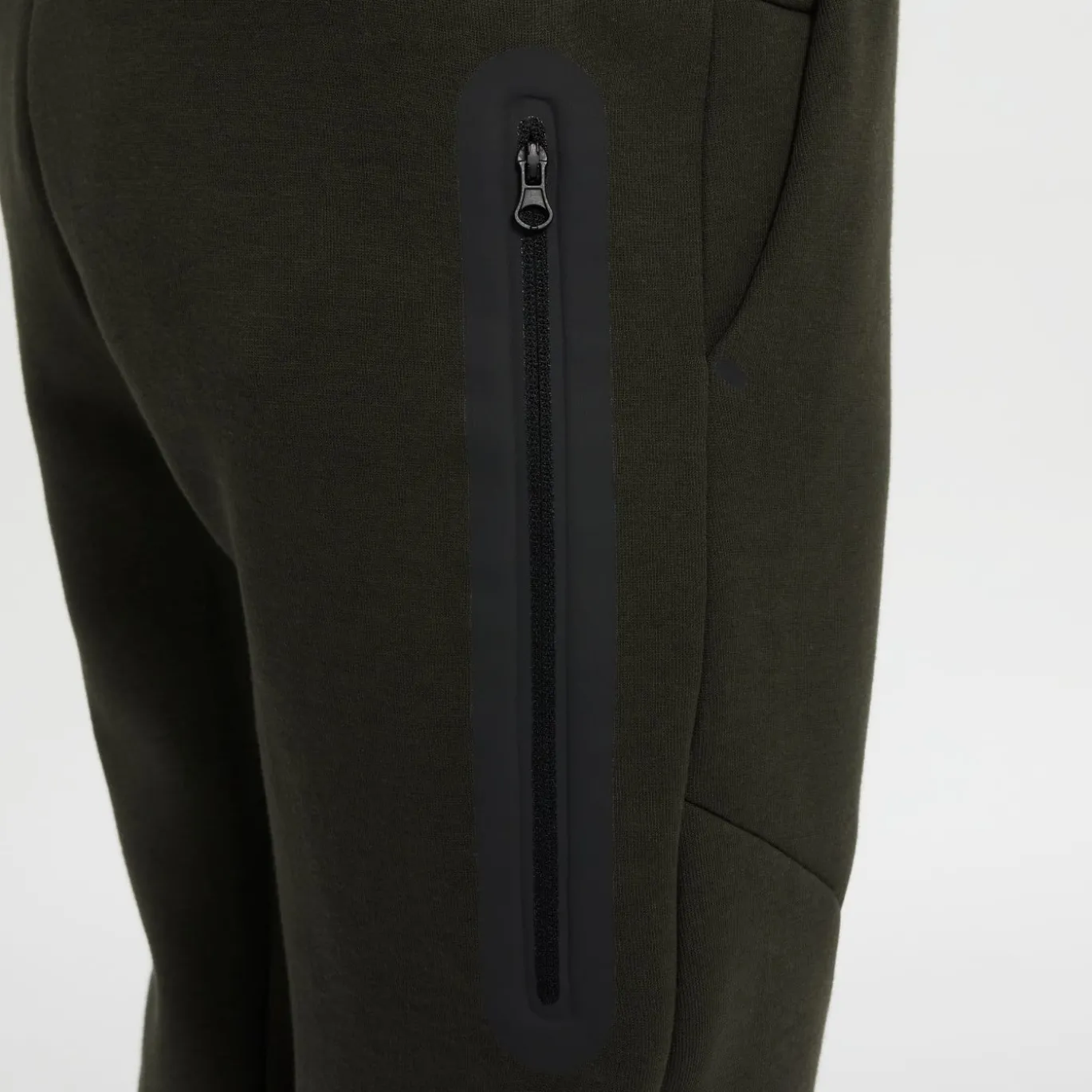 Nike Tech Fleece Sportswear Trainingspak Kids Donkergroen Zwart