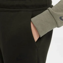 Nike Tech Fleece Sportswear Trainingspak Kids Donkergroen Zwart