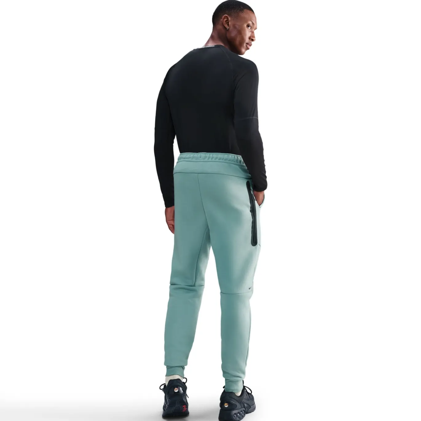 Nike Tech Fleece Sportswear Trainingspak Lichtgroen Zwart