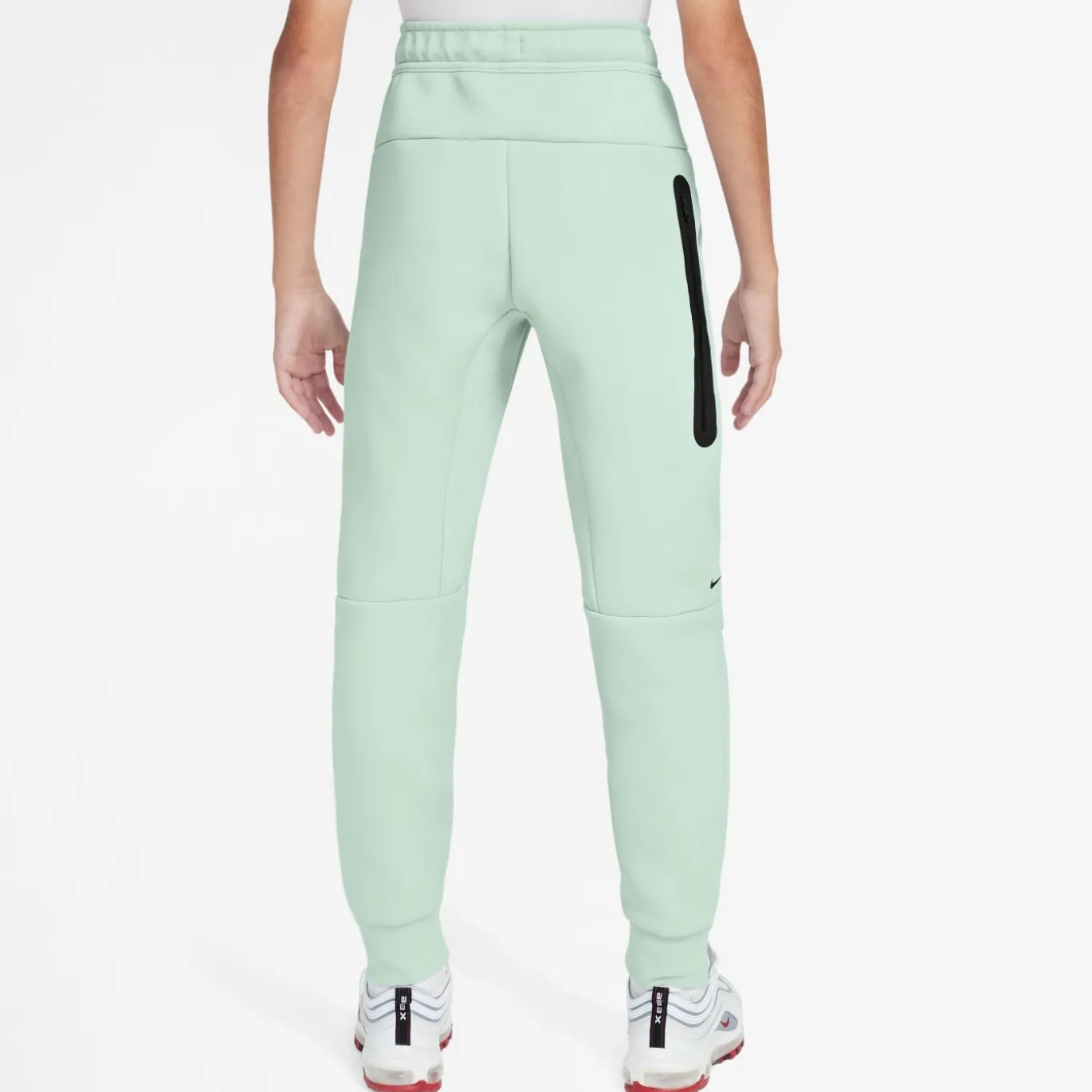Nike Tech Fleece Sportswear Trainingspak Kids Lichtgroen Zwart