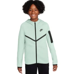 Nike Tech Fleece Sportswear Trainingspak Kids Lichtgroen Zwart