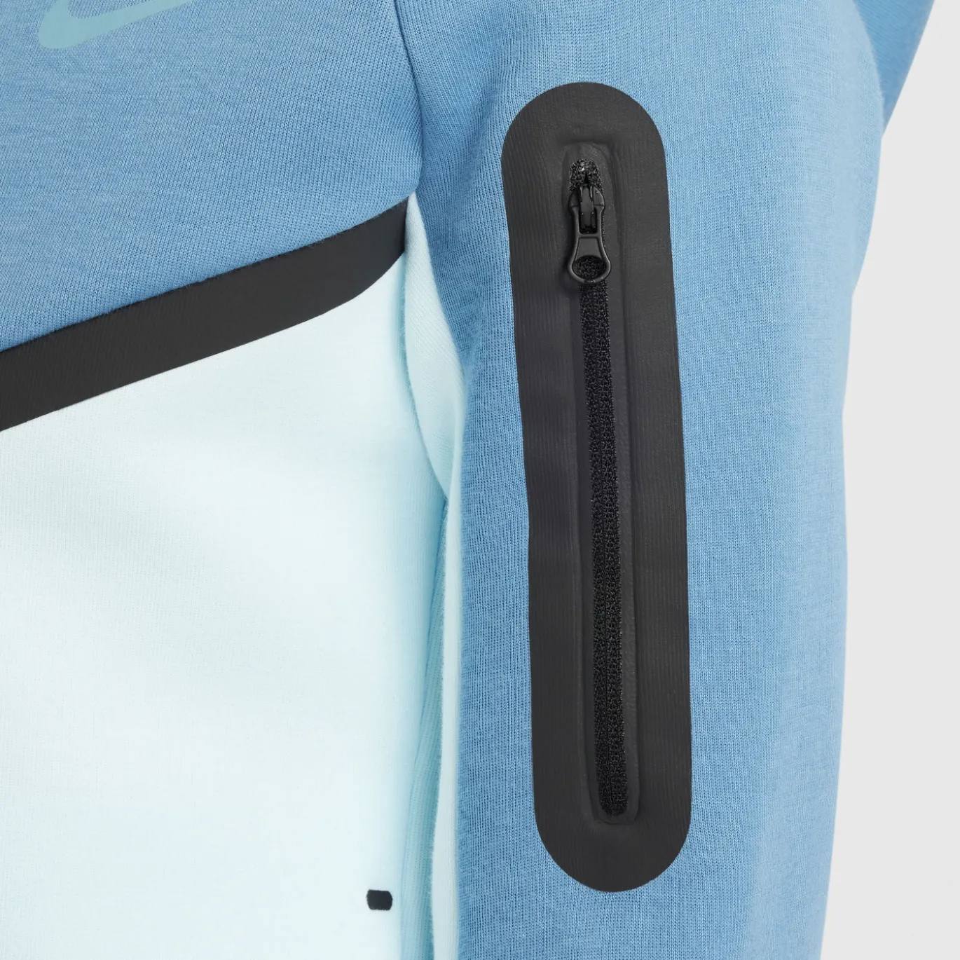Nike Tech Fleece Sportswear Trainingspak Kids Lichtblauw Blauw Zwart