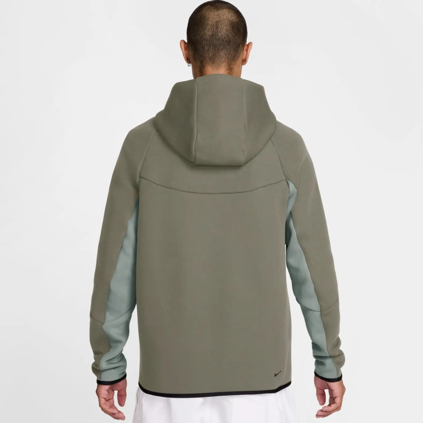 Nike Tech Fleece Sportswear Trainingspak Grijsgroen Lichtgrijs Zwart