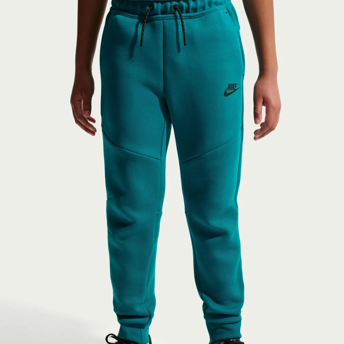 Nike Tech Fleece Sportswear Trainingspak Kids Turquoise Zwart