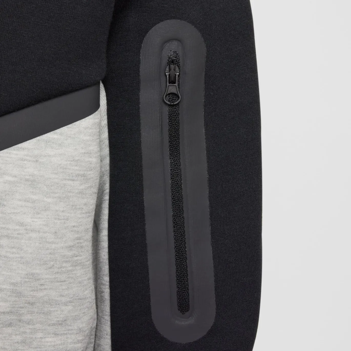 Nike Tech Fleece Sportswear Trainingspak Kids Zwart Lichtgrijs