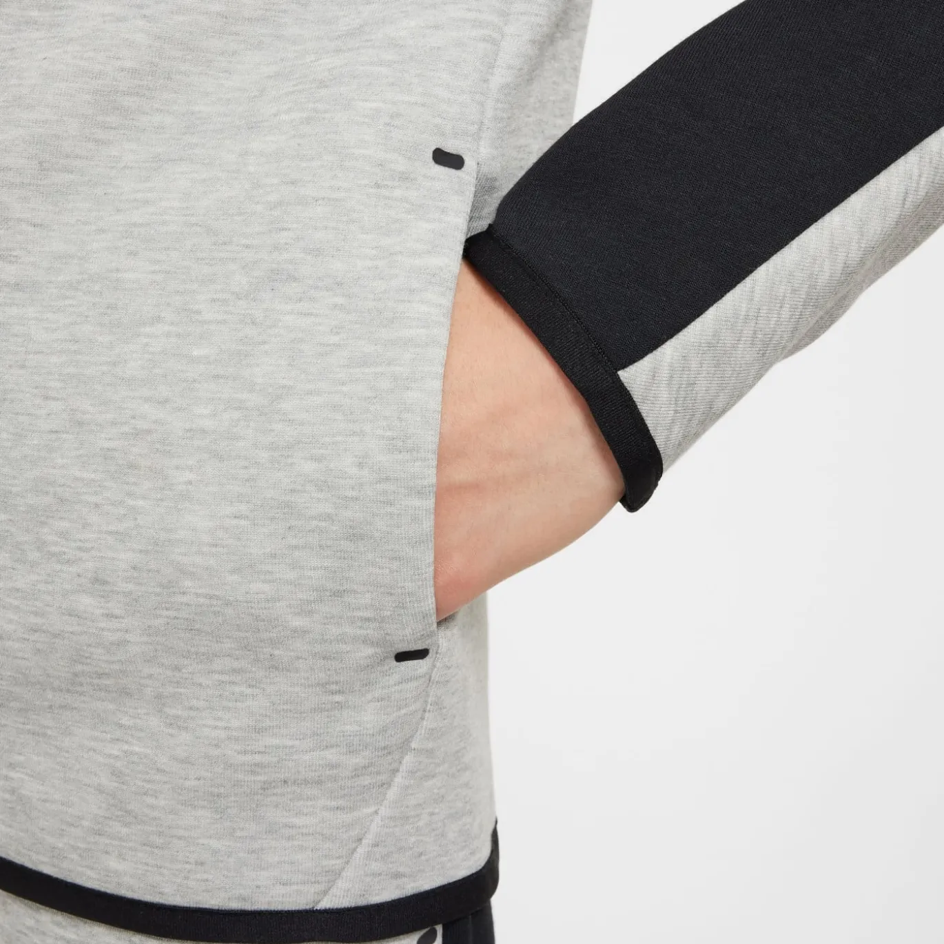 Nike Tech Fleece Sportswear Trainingspak Kids Zwart Lichtgrijs