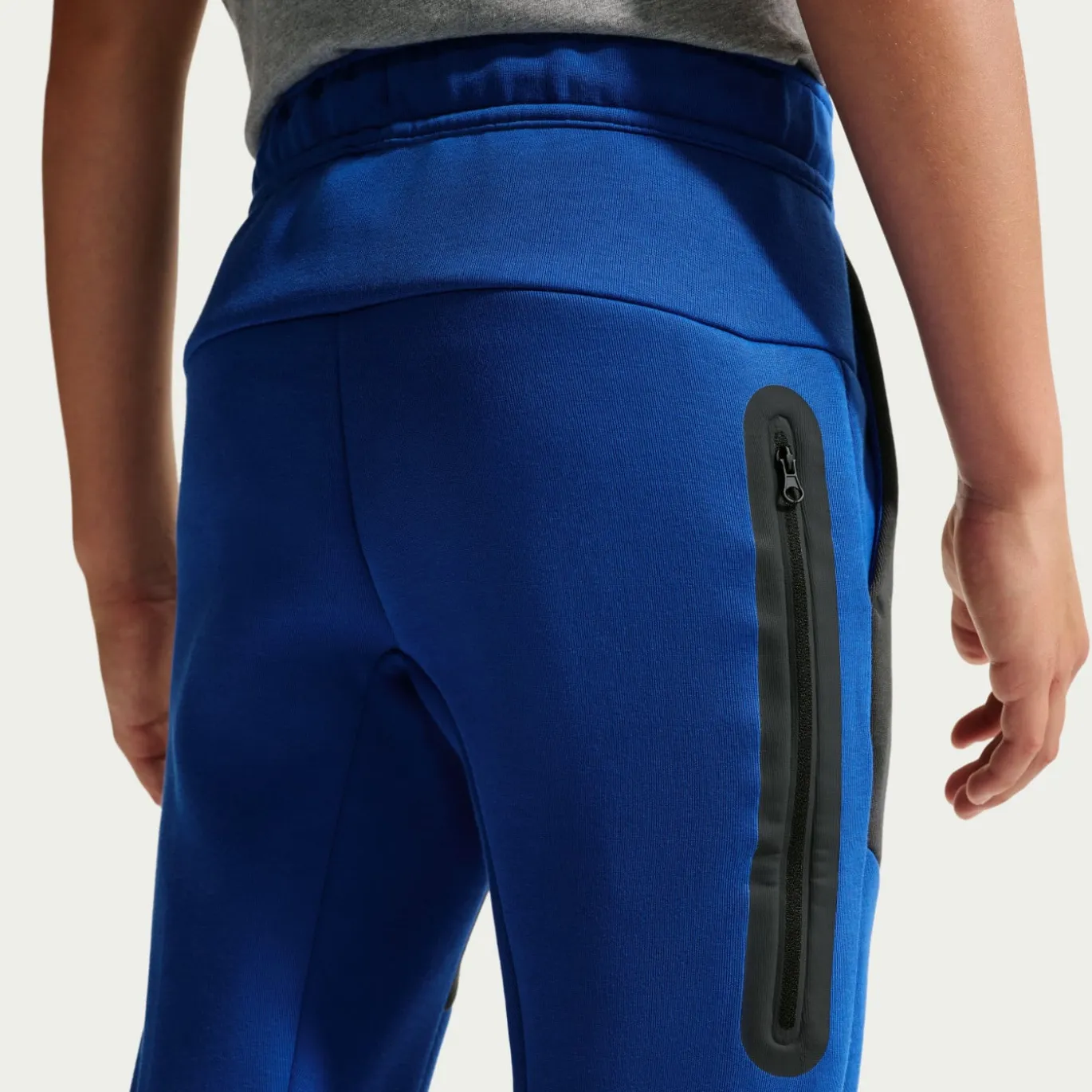 Nike Tech Fleece Sportswear Trainingspak Kids Donkerblauw Donkergrijs Zwart