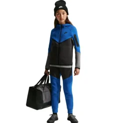 Nike Tech Fleece Sportswear Trainingspak Kids Donkerblauw Donkergrijs Zwart