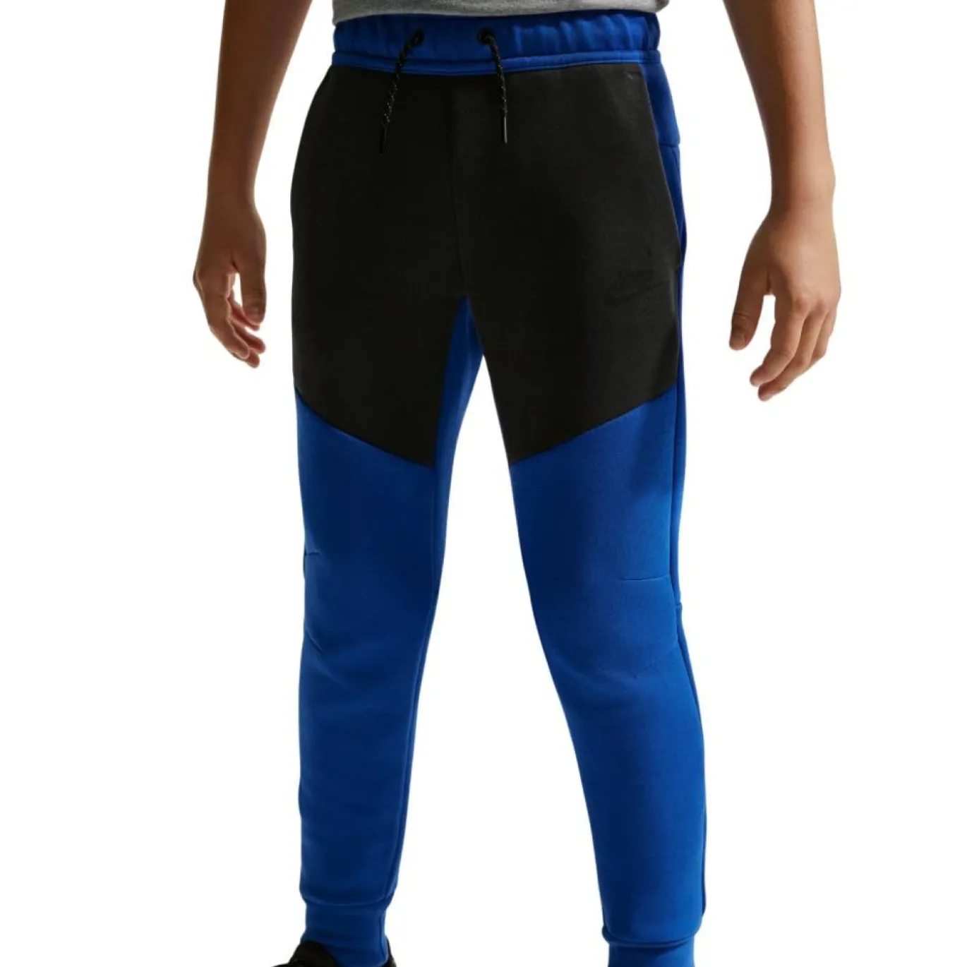 Nike Tech Fleece Sportswear Trainingspak Kids Donkerblauw Donkergrijs Zwart