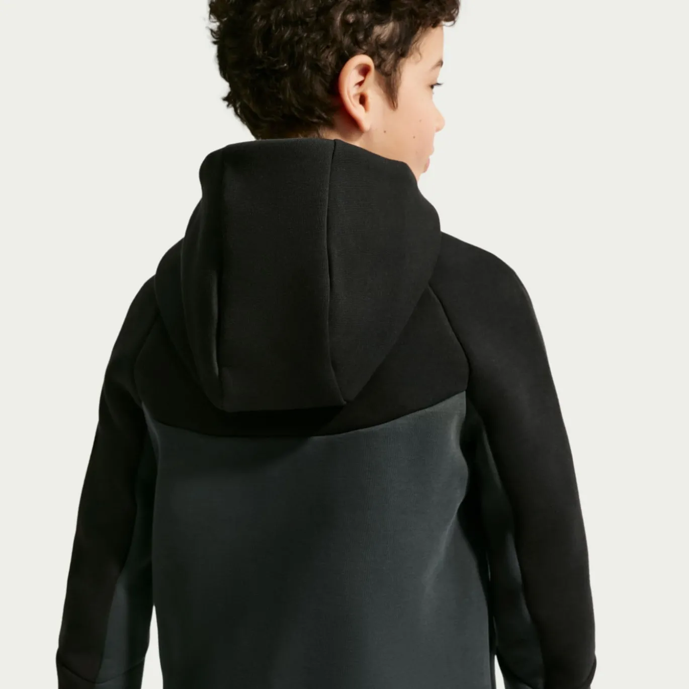 Nike Tech Fleece Sportswear Trainingspak Kids Zwart Donkergrijs Rood