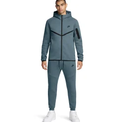 Nike Tech Fleece Sportswear Trainingspak Blauwgroen Zwart