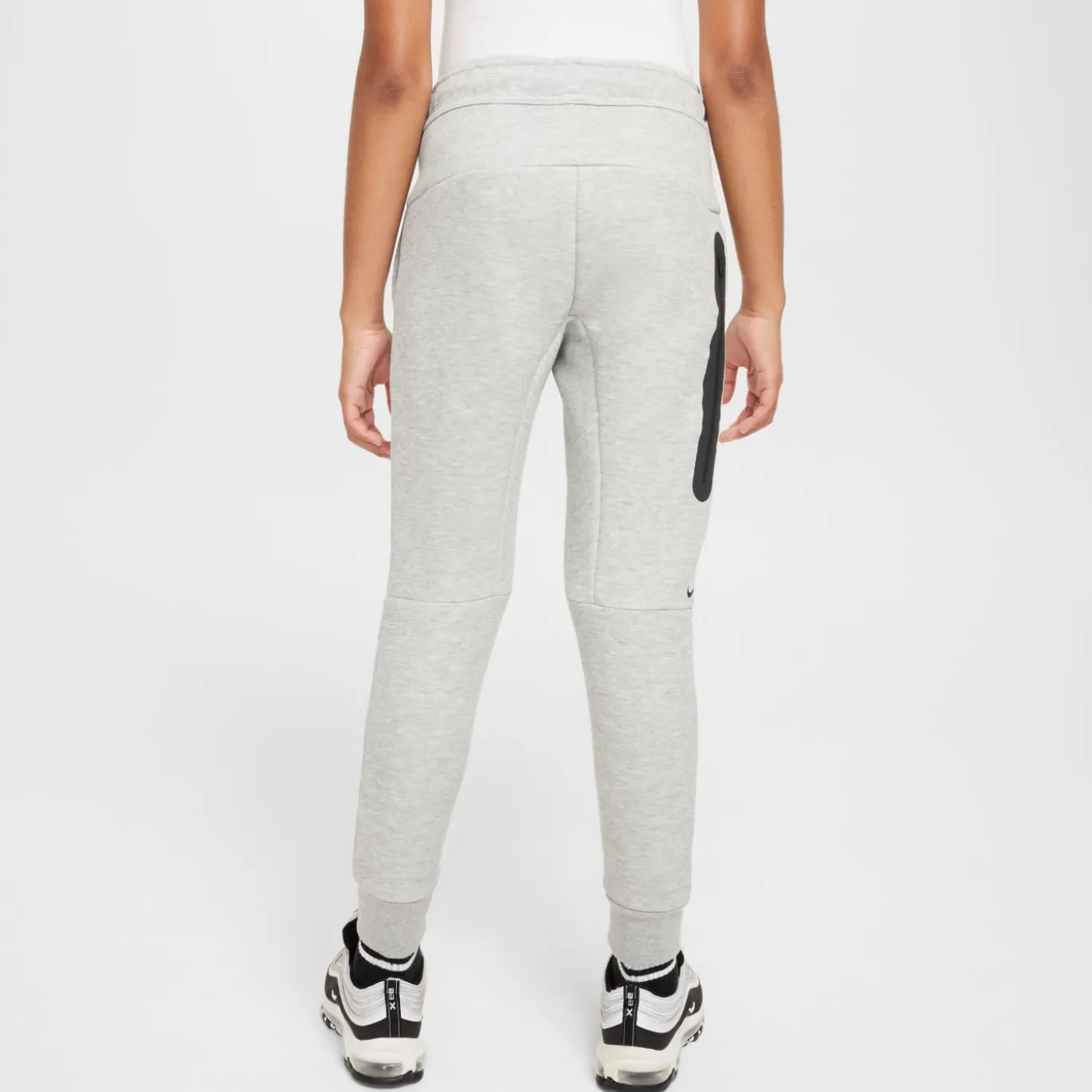 Nike Tech Fleece Sportswear Trainingspak Kids Lichtgrijs Zwart