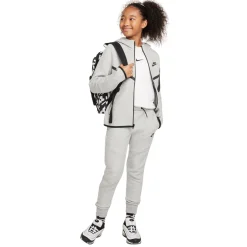 Nike Tech Fleece Sportswear Trainingspak Kids Lichtgrijs Zwart
