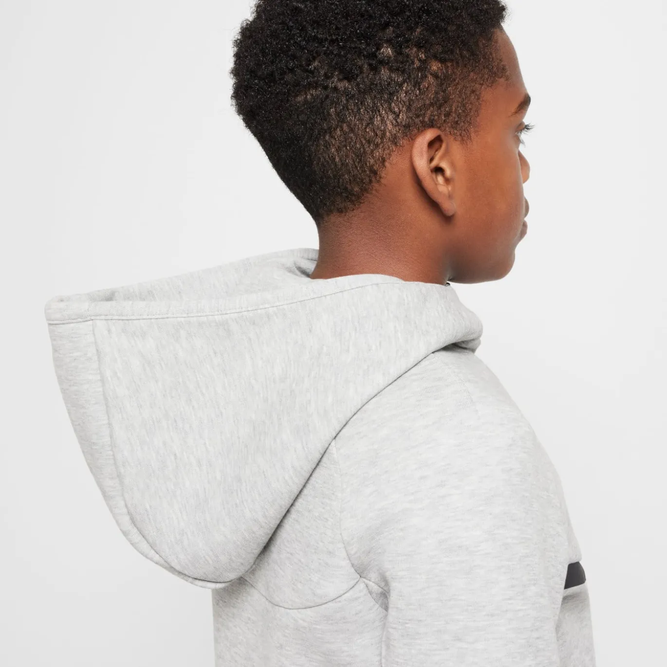 Nike Tech Fleece Sportswear Trainingspak Kids Lichtgrijs Zwart