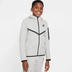 Nike Tech Fleece Sportswear Trainingspak Kids Lichtgrijs Zwart