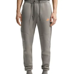 Nike Tech Fleece Sportswear Trainingspak Donkergrijs Zwart Oranje