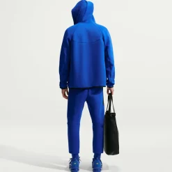 Nike Tech Fleece Sportswear Trainingspak Felblauw Zwart