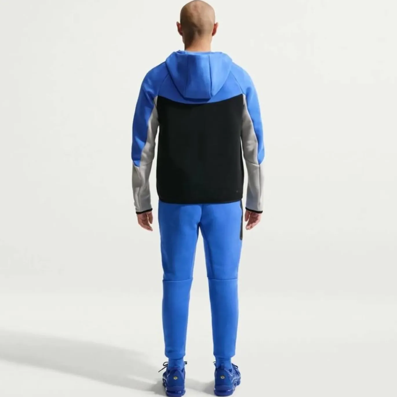 Nike Tech Fleece Sportswear Trainingspak Donkerblauw Zwart Grijs Wit
