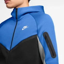 Nike Tech Fleece Sportswear Trainingspak Donkerblauw Zwart Grijs Wit