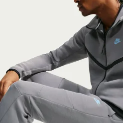 Nike Tech Fleece Sportswear Trainingspak Donkergrijs Blauw Zwart