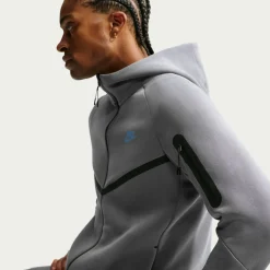 Nike Tech Fleece Sportswear Trainingspak Donkergrijs Blauw Zwart