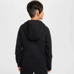 Nike Tech Fleece Sportswear Trainingspak Kids Zwart Donkergrijs
