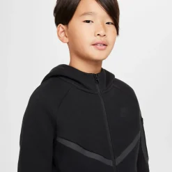 Nike Tech Fleece Sportswear Trainingspak Kids Zwart Donkergrijs