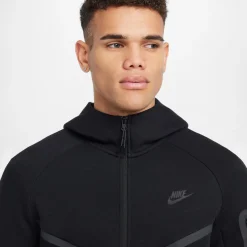 Nike Tech Fleece Sportswear Trainingspak Zwart Donkergrijs