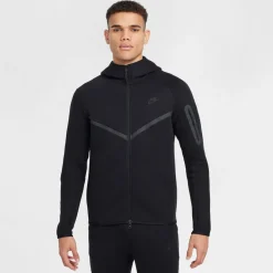 Nike Tech Fleece Sportswear Trainingspak Zwart Donkergrijs
