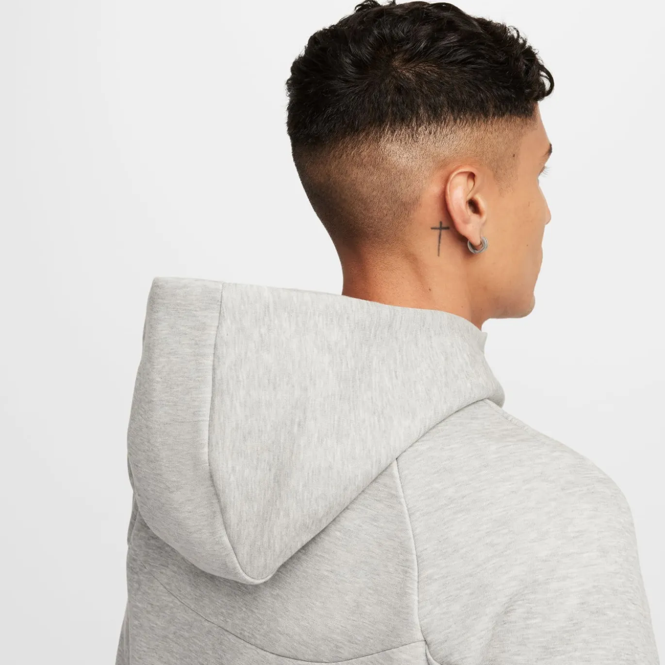 Nike Tech Fleece Sportswear Trainingspak Lichtgrijs Zwart